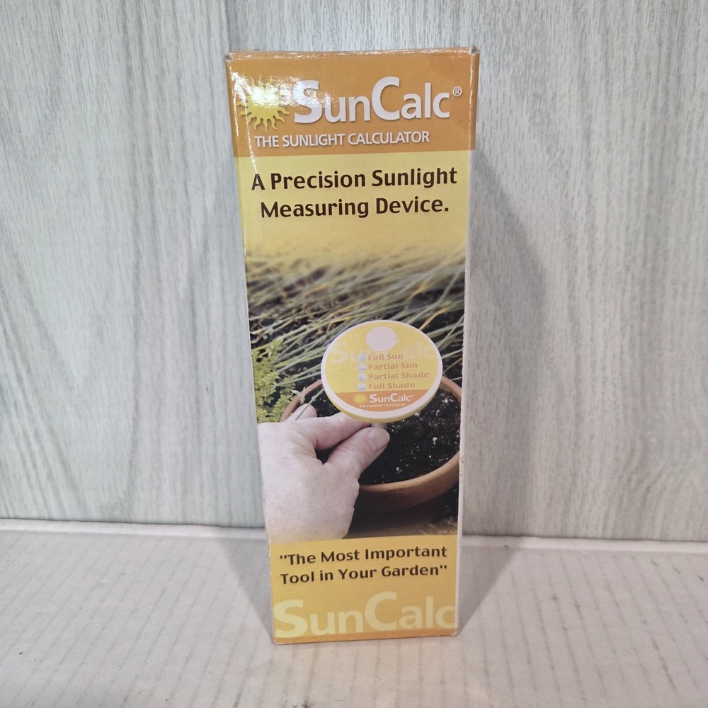 Luster Leaf Rapitest SunCalc Sunlight Calculator Sun Gardens Plants - Open Box